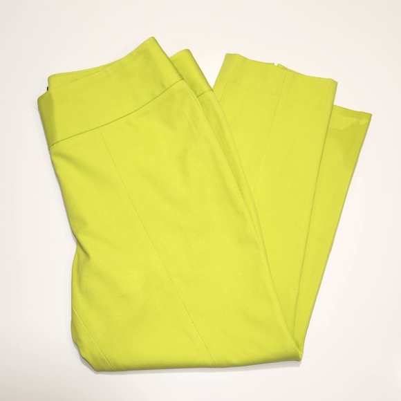 NWOT BRAT SUMMER 💚 Green pants by Foxcroft- Women's size 12 - Picture 1 of 7